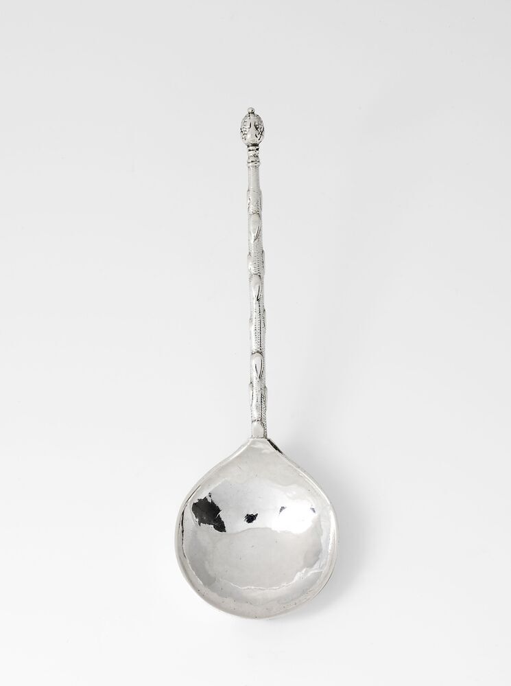 Doorntaklepel van zilver